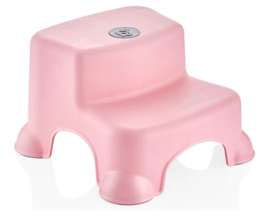 Подставка для ног с двумя ступеньками BabyJem Step Stool Pink (516)