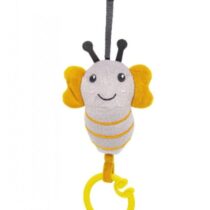 Jucarie de plus cu vibratii BabyJem Albinuta Gri (6+ luni)