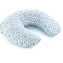 Perna pentru alaptat 2 in 1 BabyJem Nursing Pillow Albastra