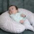 Perna pentru alaptat 2 in 1 BabyJem Nursing Pillow Gri