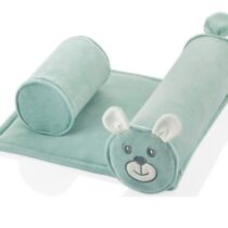 Pernuta pozitionator anti-rasucire pentru bebelusi BabyJem Menta, 34x36 cm