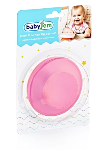 Placa pentru fixare farfurie/pahar BabyJem Roz