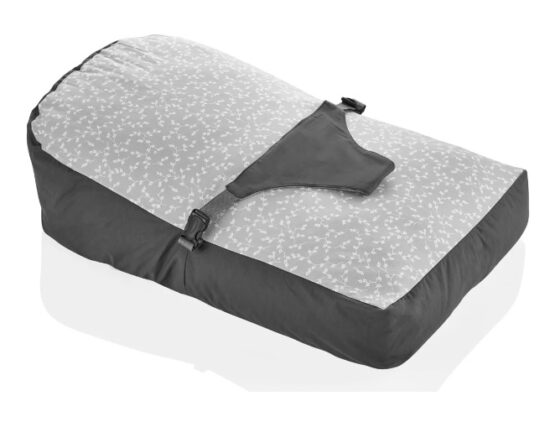 Матрас противоскользящий с ремнями безопасности для младенцев BabyJem Grey (744)