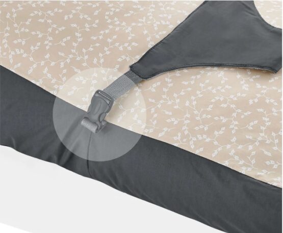 Saltea anti-alunecare cu ham pentru bebelusi BabyJem Roz