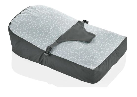 Матрас противоскользящий с ремнями безопасности для младенцев BabyJem Green (744)