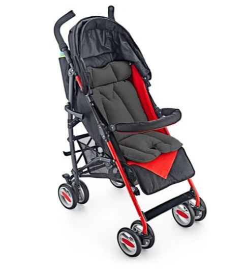 Saltea cu doua fete pentru carucior si scaun de masa BabyJem Dots Gri