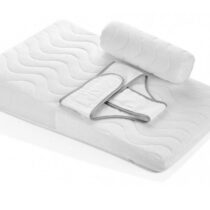 Salteluta pozitionator pentru bebelusi BabyJem Baby Reflux Pillow Alba