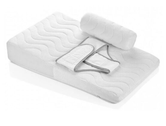 Salteluta pozitionator pentru bebelusi BabyJem Baby Reflux Pillow Alba (132)