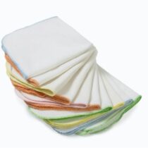 Set 10 batistute din bumbac pentru copii BabyJem 28x28 cm