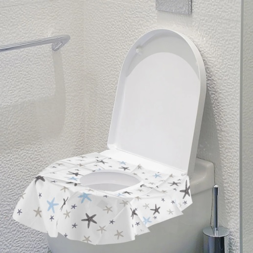 Set 10 protectii igienice de unica folosinta pentru colac toaleta BabyJem (360)