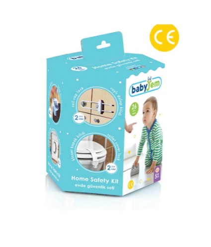 Set 26 protectii pentru mobilier BabyJem Home Safety Kit