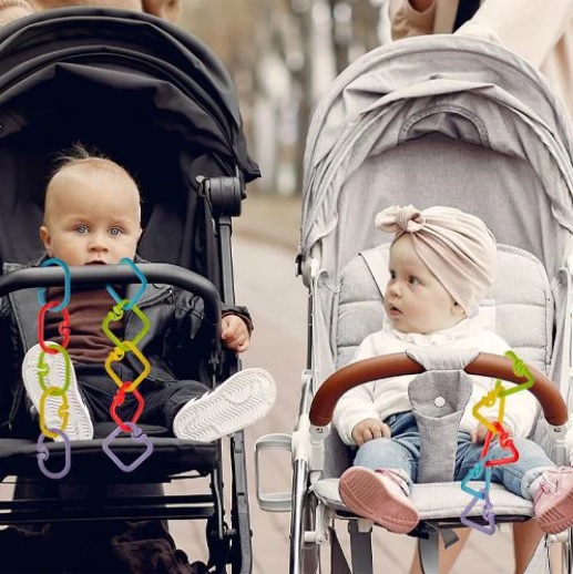 Set 5 inele multifunctionale triunghi BabyJem