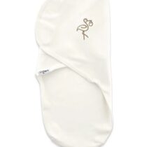 Sistem de infasare din bumbac BabyJem Swaddle Ecru, 0-3 luni