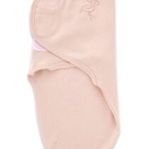 Sistem de infasare din bumbac BabyJem Swaddle Roz, 0-3 luni