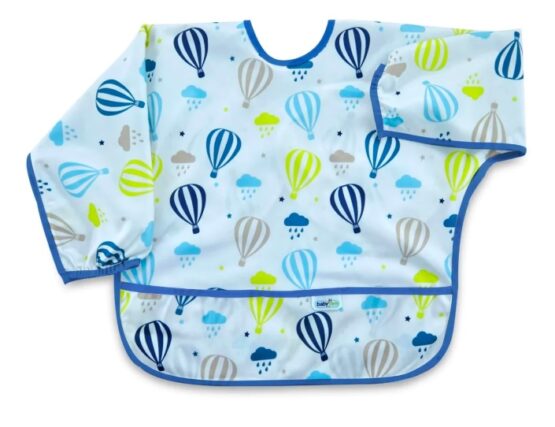 Нагрудник с рукавами для занятий BabyJem Воздушные шары, 33×74 см (784)