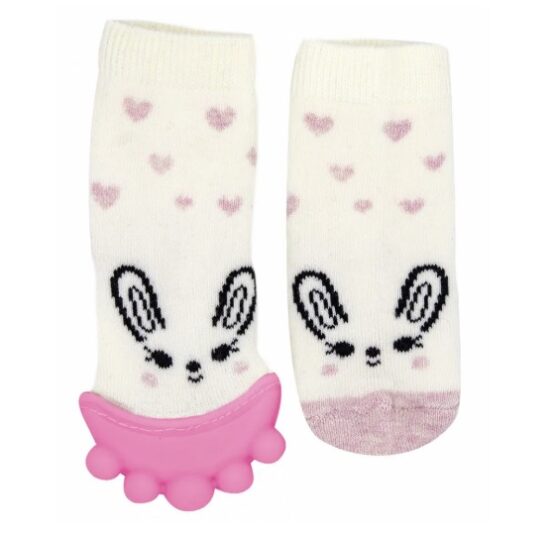 Носки с аксессуаром для прорезывания зубов BabyJem Девочки (6-12 мес.) (652)