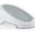 Suport pentru baie BabyJem Soft Basic Alb