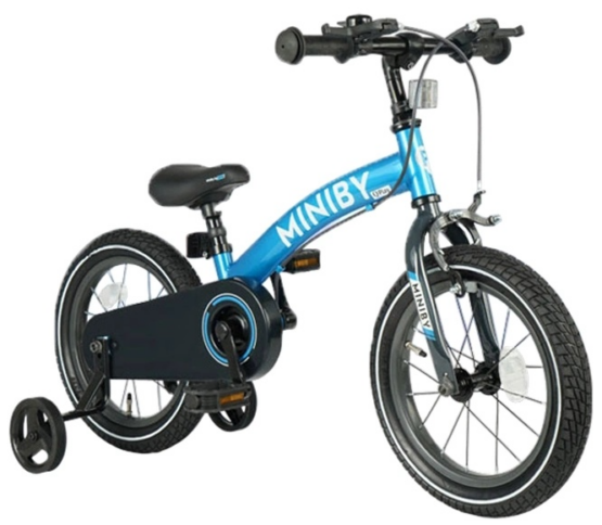 Bicicletă copii Qplay Miniby 3in1 14 Blue 00716236