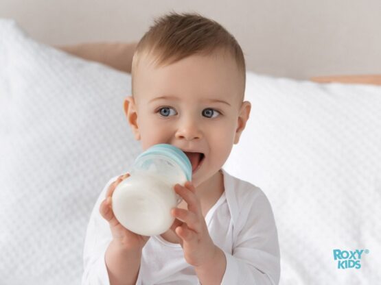 Biberon Roxy Kids 120ml, cu flux lent, 0+ (RBTL-001)