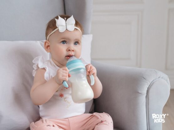 Biberon Roxy Kids 260ml, cu flux rapid, 6+ (RBTL-003)