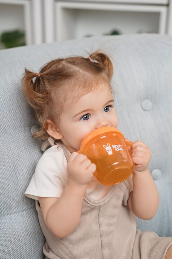 Cana anti-varsare cu nasuc Roxy Kids, Piersic (RFD-005-O)