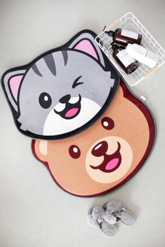 Covor de plus cu efect de memorie Roxy Kids „Cat” 50×60 cm (RBMT-003)