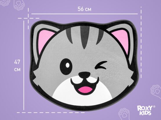 Covor de plus cu efect de memorie Roxy Kids „Cat” 50×60 cm (RBMT-003)