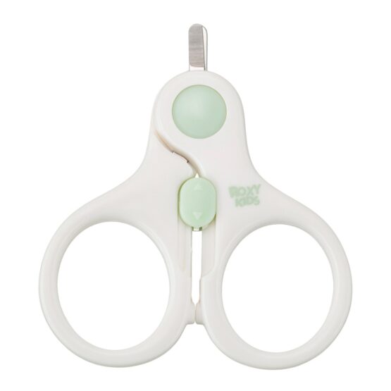 Детские ножницы для ногтей Roxy Kids с замком, Мятный (RPS-001)