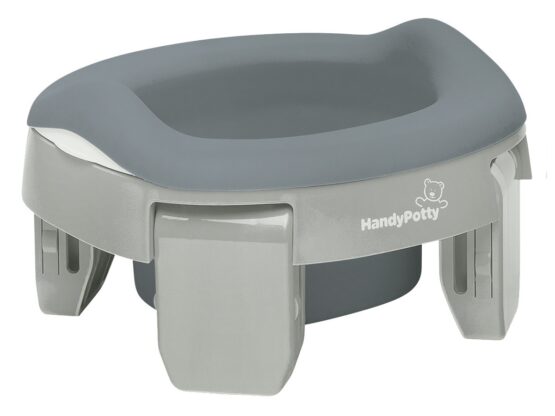 Дорожный горшок HandyPotty Roxy Kids 3×1, Серый (HP-255GG)