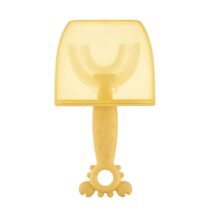 Periuta-masaj de dinti pentru copii Roxy Kids Crab, Galben (RTM-005-Y)