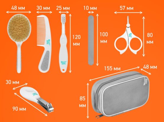 Set de igiena Roxy Kids, Gri (RHS-001-Gr)