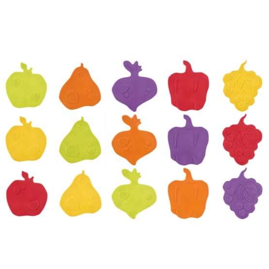 Набор противоскользящих мини-ковриков Roxy Kids «Fresh Mix», 15 шт. (RBM-15-FM)