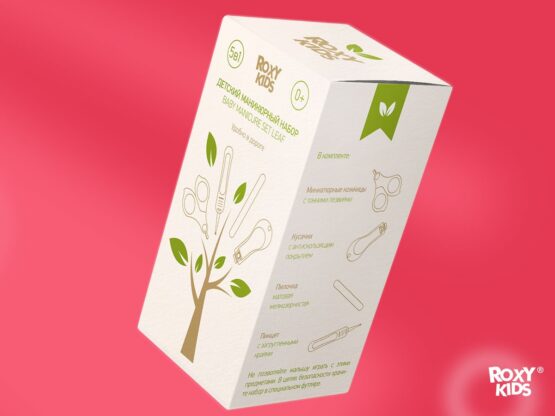 Set manichiura Roxy Kids Frunze, Verde+Maro (RPS-003-G)