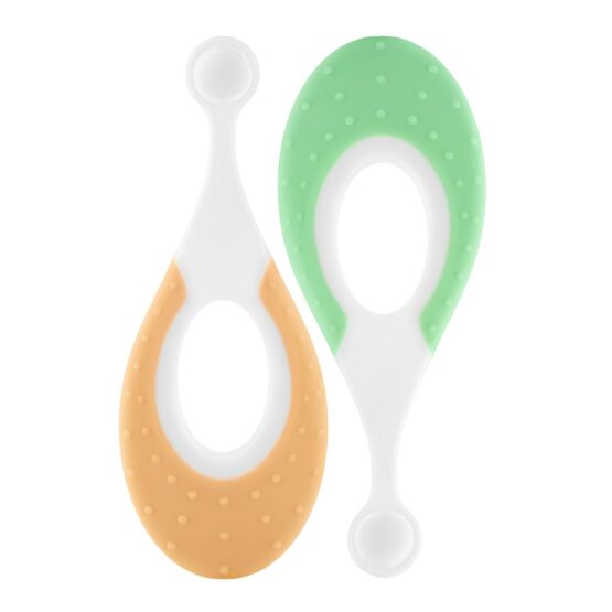 Набор зубных щеток Roxy Kids «Морской конёк» (2 шт.) Зеленый-Оранж (RTB-012-GO)