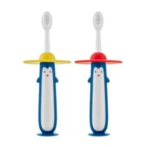 Set periute de dinti Roxy Kids Pinguin (2 buc.) Galben+Rosu (RTB-011-YR)