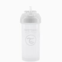 Cana cu pai Twistshake 360 ml., 6+, Alb (78592)