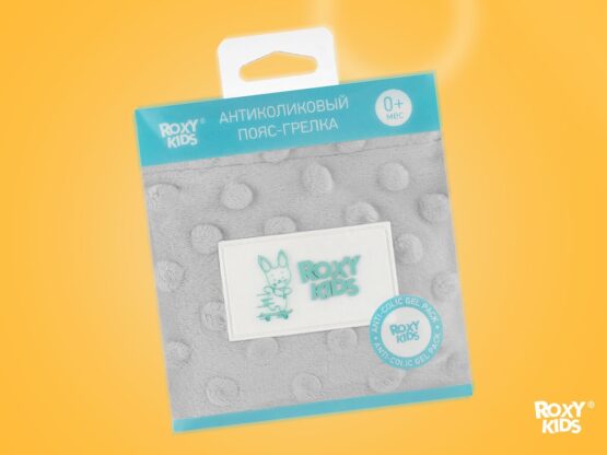 Centura cu gel anti-colice noi-nascuti Roxy Kids, Gri (RGP-001-Gr)