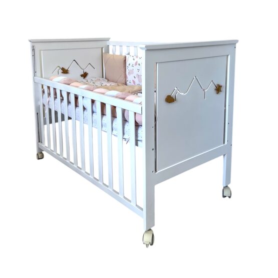 Детская кроватка Goydalka Emma (1В22-1) Белая