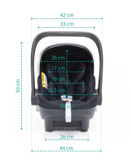Scoica auto i-size ZOPA X1 Plus Rocky Grey, nastere - 80 cm