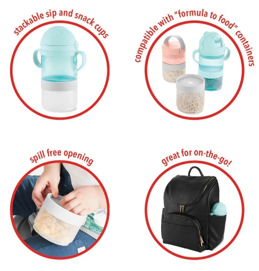 Set 2 in 1 Skip Hop Cana si Recipient alimente (9N221910)