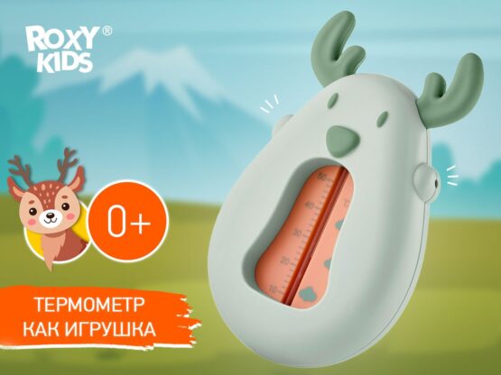 Termometru pentru apa Roxy Kids, Deer Verde (RWT-006-D)