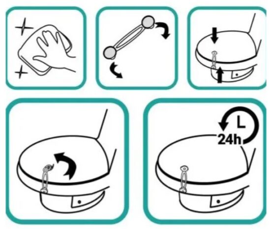 Protectie flexibila pentru usi si sertare ZOPA, 2 buc.