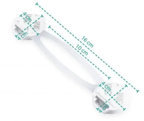 Protectie flexibila pentru usi si sertare ZOPA, 2 buc.