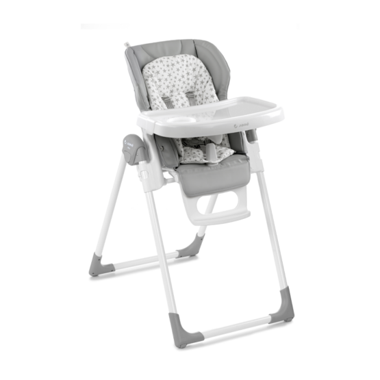 Стульчик для кормления регулируемый кожаный Jane (6291PL T01) Star