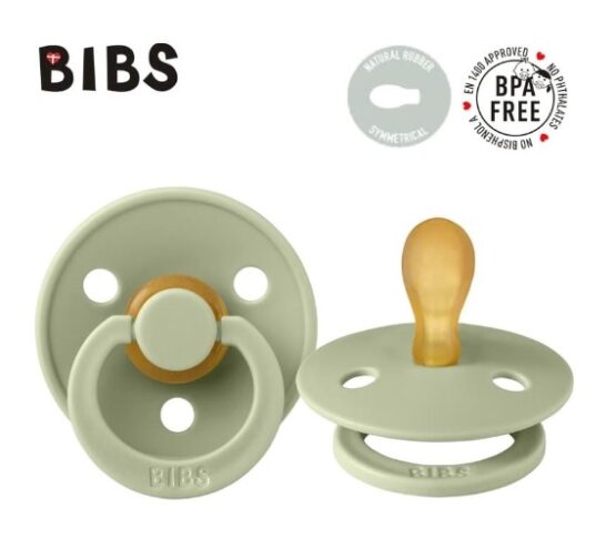 Suzeta Bibs Colour Symmetrical Sage 0-6 l.