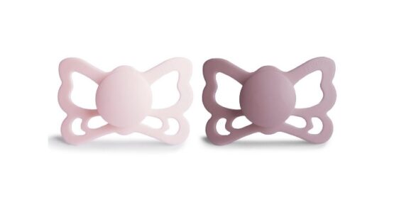 Пустышки Frigg Butterfly Anatomical White Lilac & Twilight Mauve 6-18 л. (силикон)