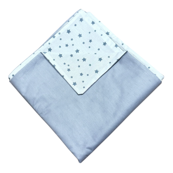 Husa pentru plapuma Little Grey Stars Holala Kids,160*120 cm