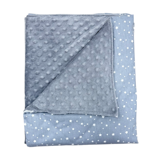 Одеяло с чехлом Stars white/minki Dark grey 100*80 cm ES
