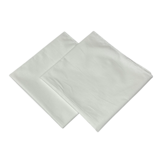 Set 2 scutec bumbac 80*80 cm White ES