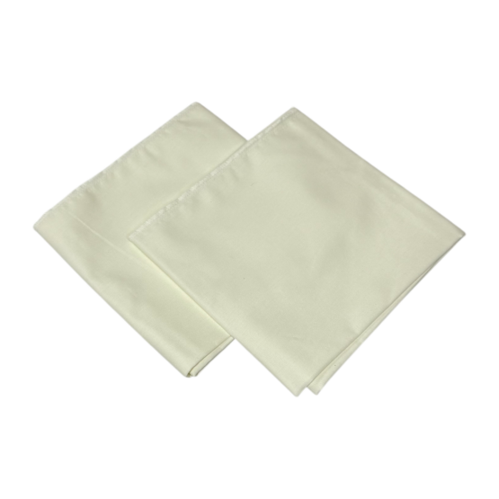 Set 2 scutec bumbac 80*80 cm Ivory ES